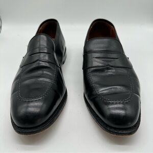 Allen Edmonds Lake Forest Black Leather Penny Loafers 11.5